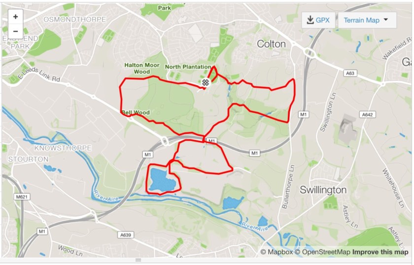 TNT route on the day!